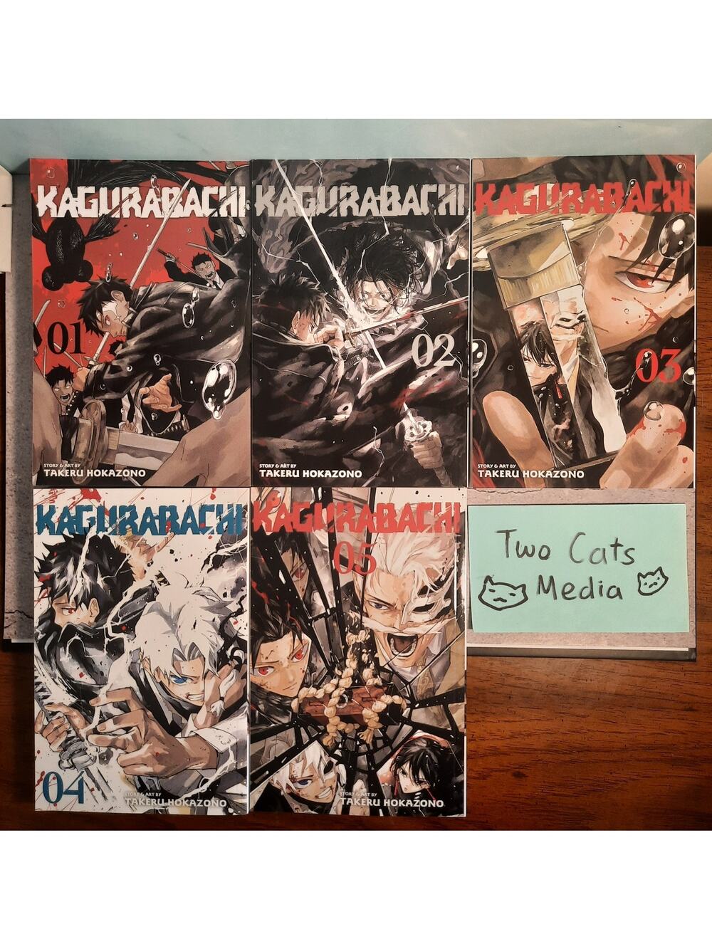 📚Kagurabachi Vol. 1-5 Official English Manga Bundle Shonen VIZ